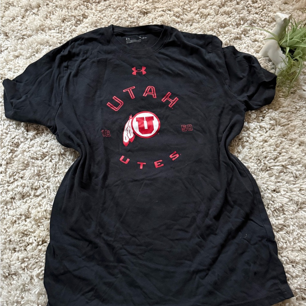 Black Under Armour University of Utah Utes shirt